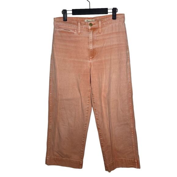 Madewell Pants - Madewell Womens Pants Size 29 Peach Colored Wide Leg Casual Wear High Waisted